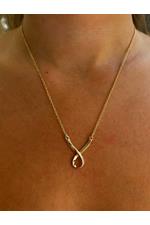 Gold Plated Love Loop Necklace